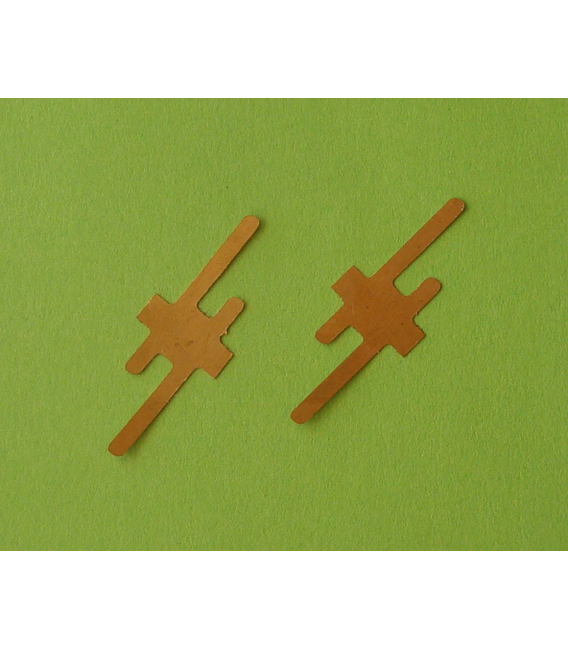 Set 2 lamele colectoare pentru vagoane AVA200 train-o-matic 01080105