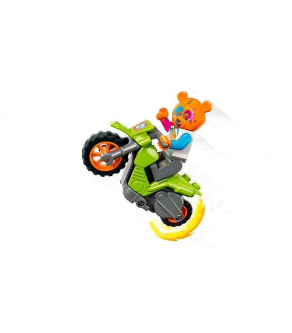 Motocicletă de cascadorie cu urs LEGO 60356