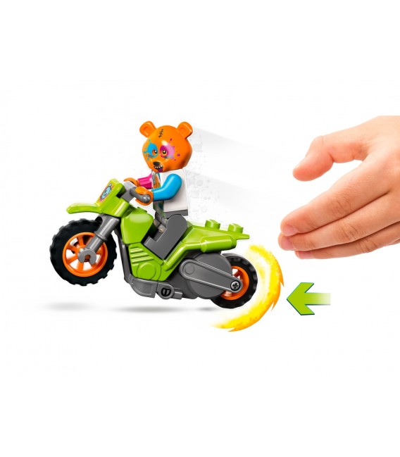 Motocicletă de cascadorie cu urs LEGO 60356