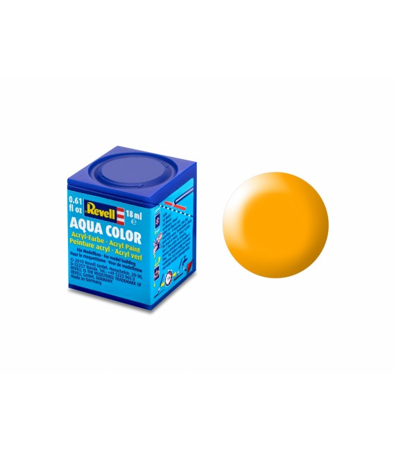 Aqua Color galben Lufthansa mat mătăsos RAL 1028 Revell 36310