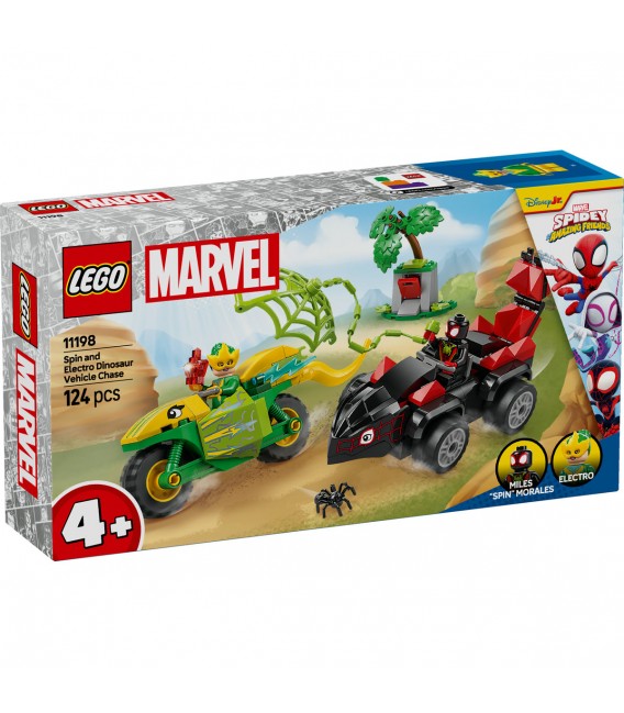 Spin si Electro în dino-vehicule LEGO 11198