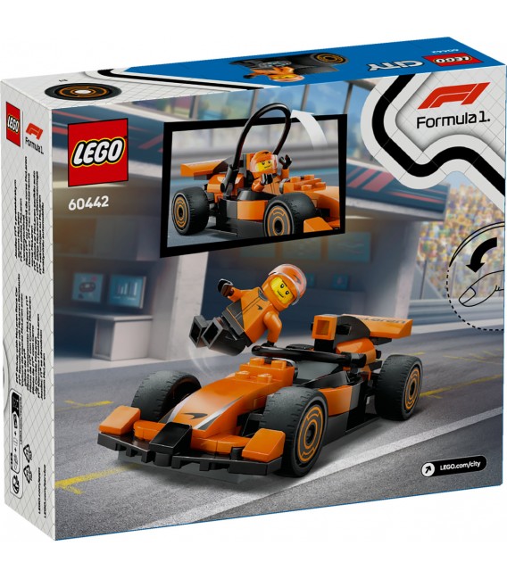 Pilot F1 cu mașină de curse McLaren LEGO 60442
