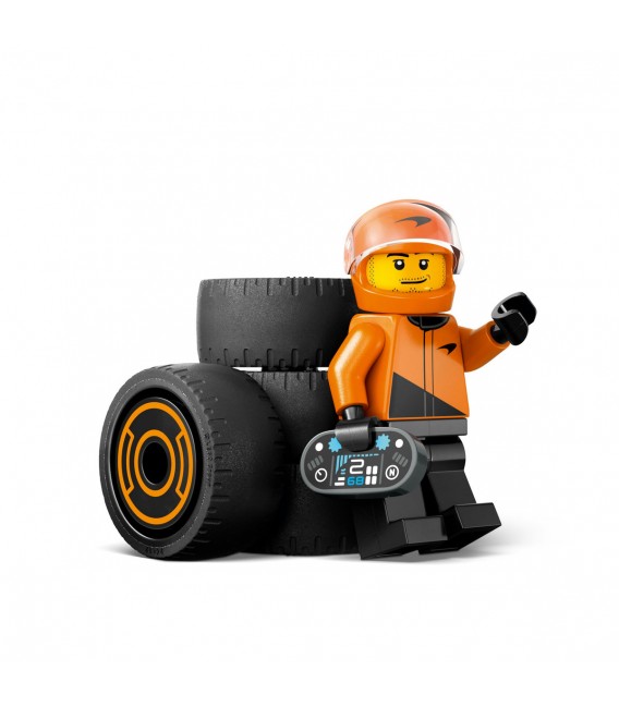 Pilot F1 cu mașină de curse McLaren LEGO 60442