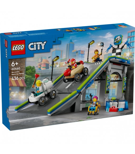 Fără limite: Rampă pentru curse de mașini LEGO 60460