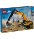 Excavator galben de construcții LEGO 60420