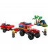 Camion 4X4 și barcă de pompieri LEGO 60412