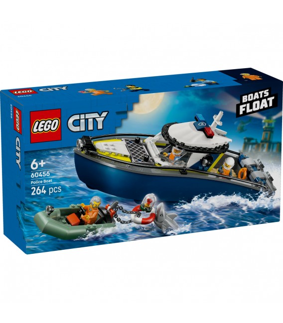 Urmărire cu barca de poliţie LEGO 60456
