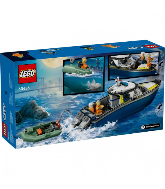 Urmărire cu barca de poliţie LEGO 60456