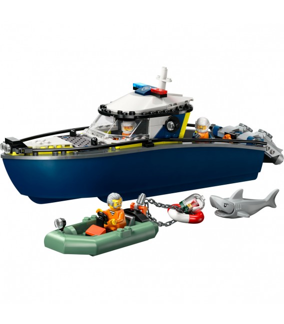 Urmărire cu barca de poliţie LEGO 60456