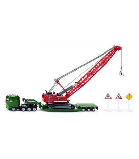 MAN Transportor Liebherr demolări H0 Siku 1834