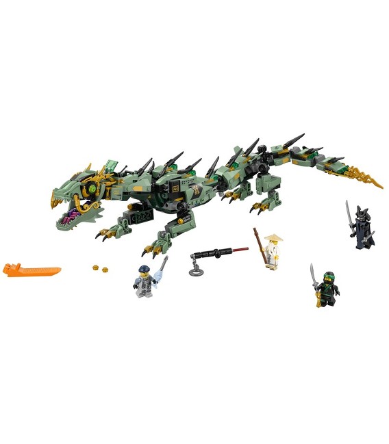Robotul-balaur Ninja Verde