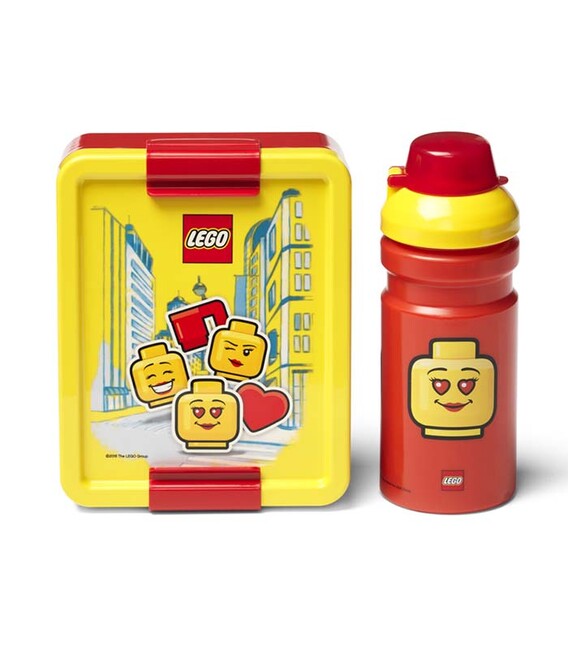 Set pentru prânz LEGO Iconic roșu-galben